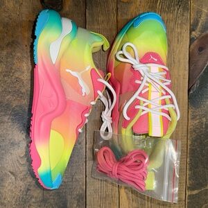 NEW Puma x Free People FP Movement Tie Dye Rise Sneakers Size 6
